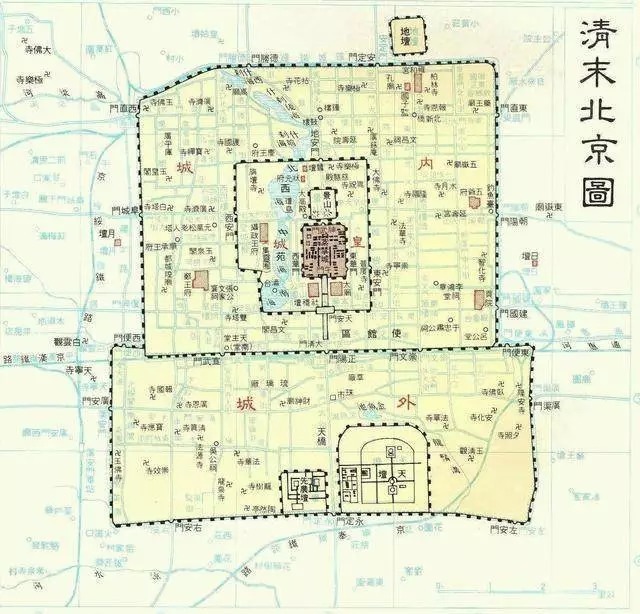 古代建筑-老北京城的寓意